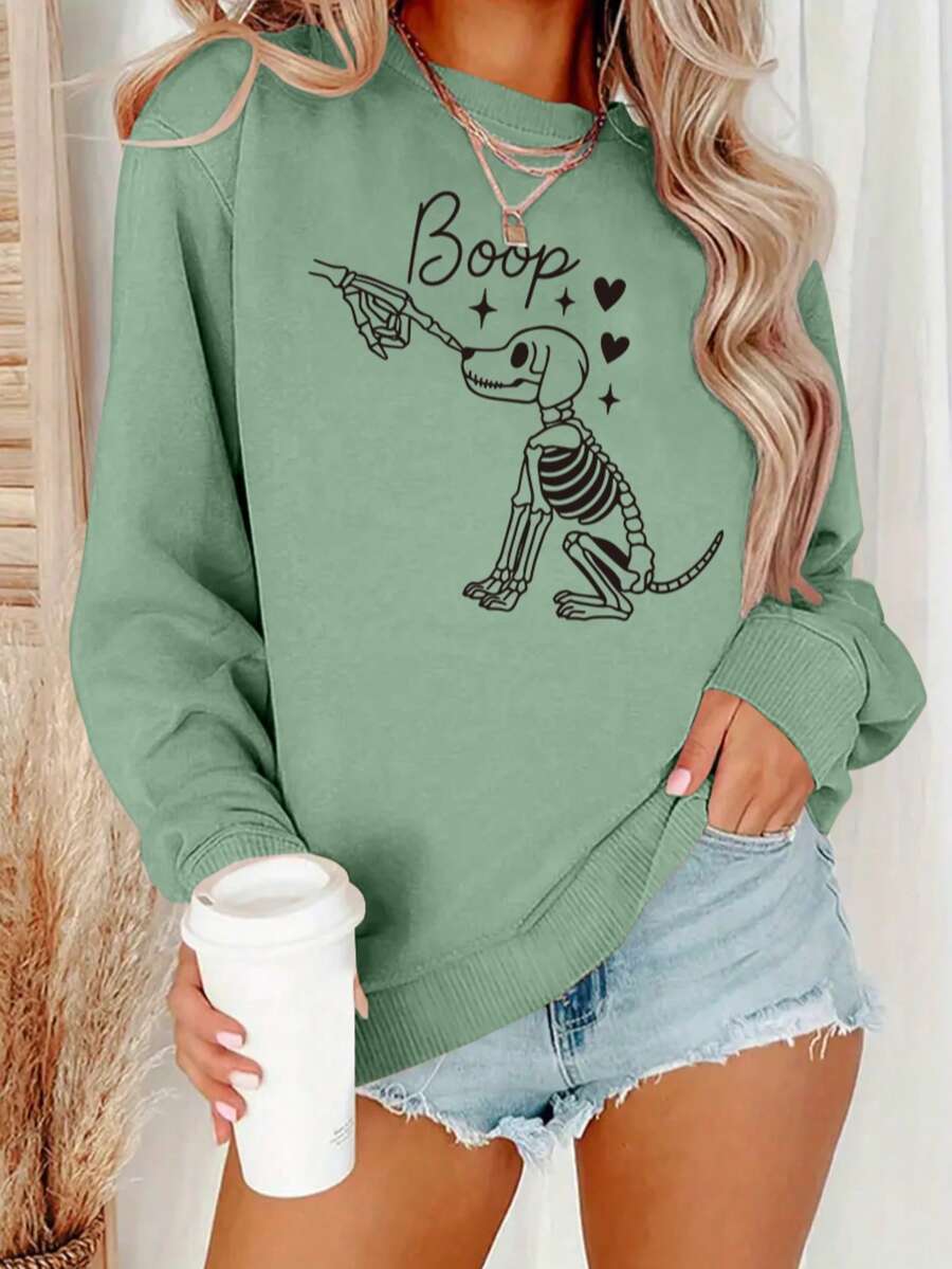 Women's Skeleton Dog Boop Grap - огляд і ціна Winter Clothing Gift Ideas