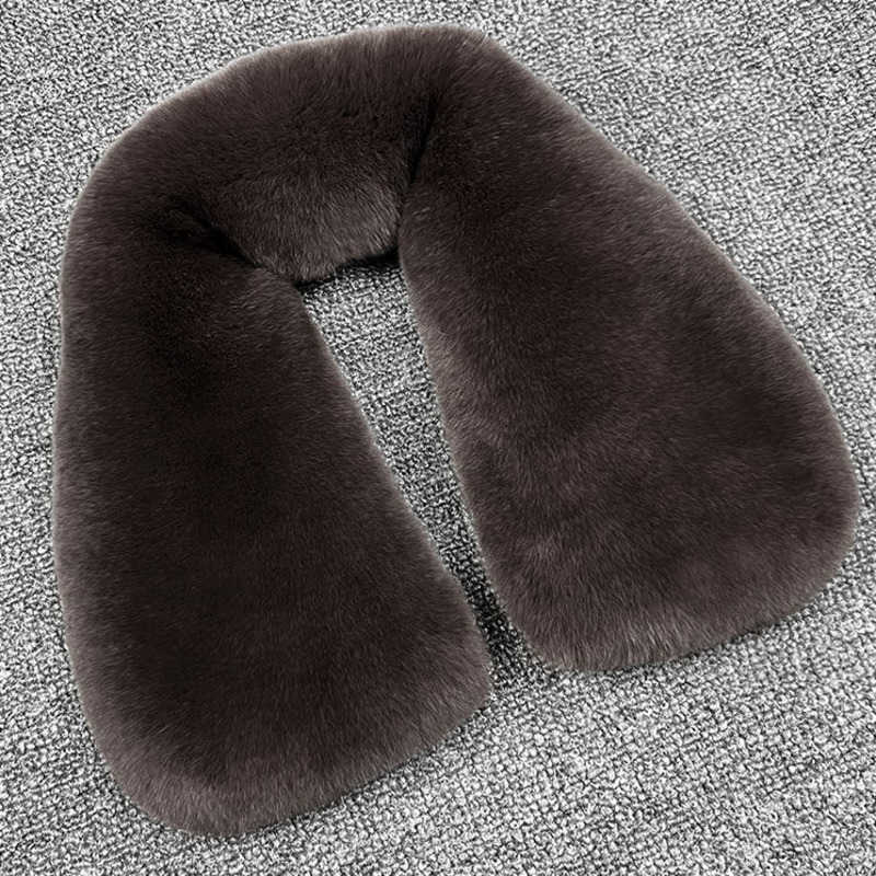 100% Rex Rabbit Fur Collar Men - огляд і ціна Winter Clothing Pk